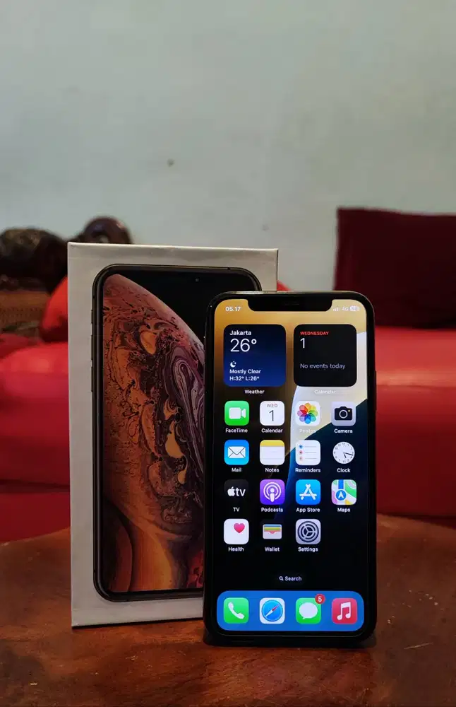 HP Apple Iphone XS 256GB Gold Mulus Normal Fullset