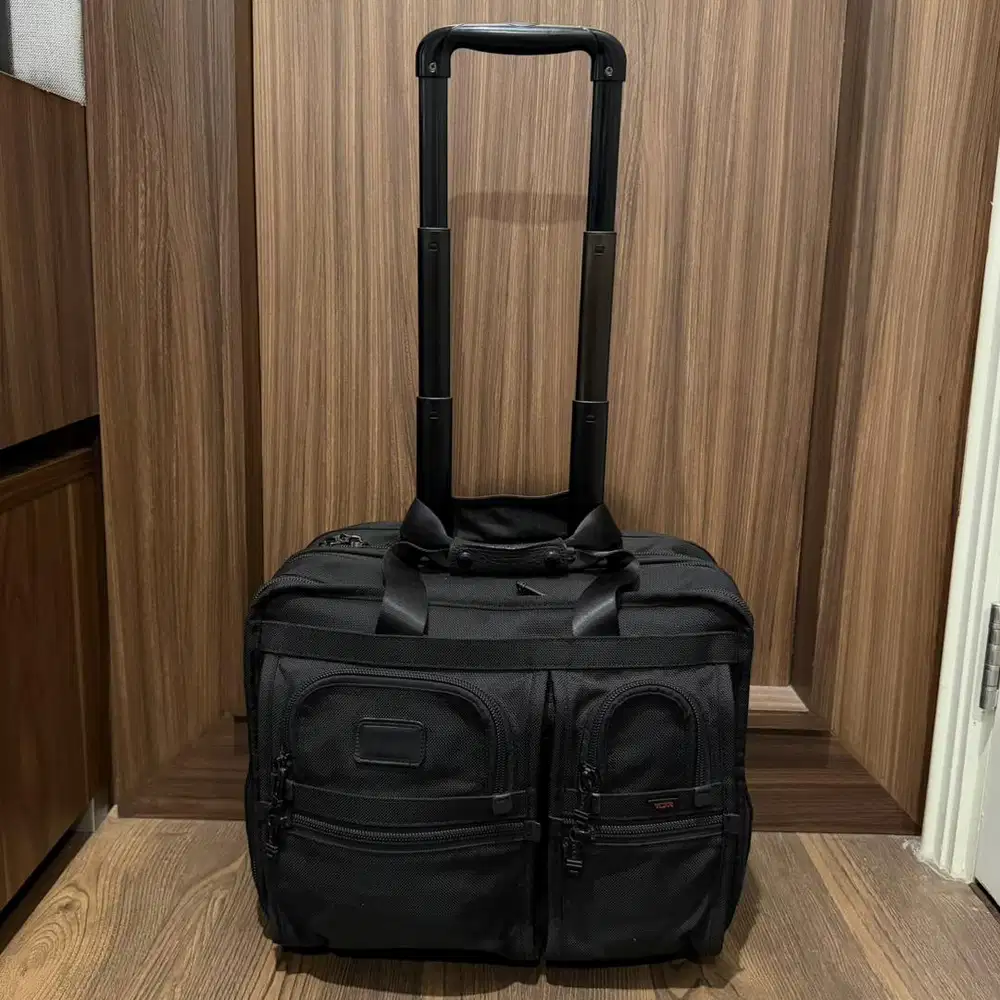 Koper Tumi Alpha 2 two wheeled brief original asli