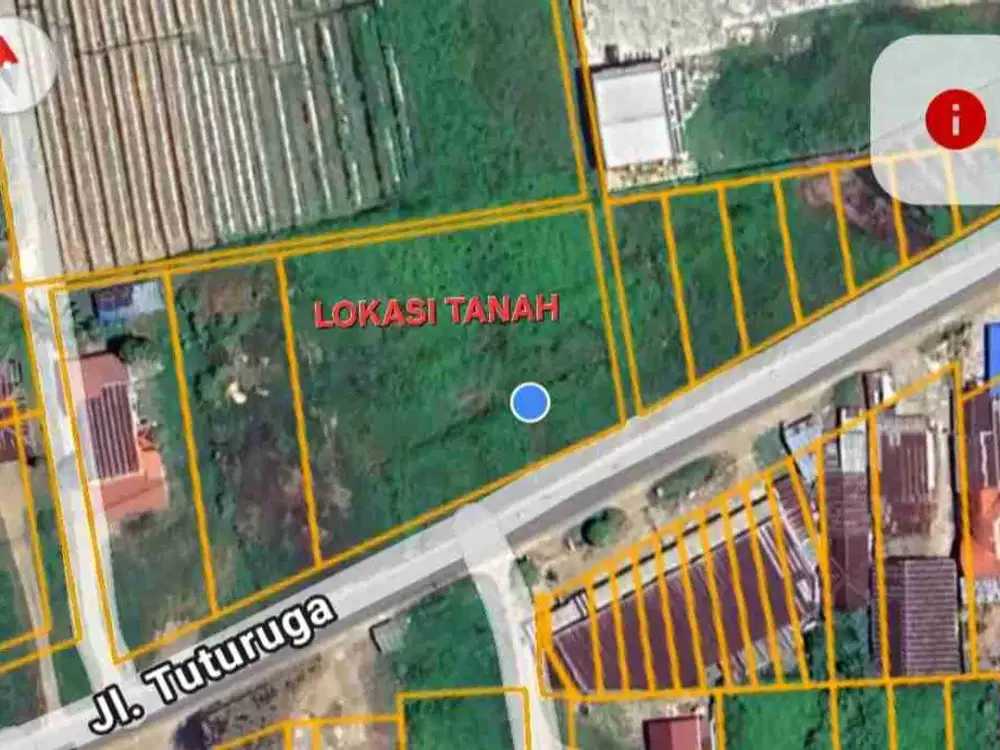 Jual Tanah di Kab.Sorong Sp 2  Jln.Tuturuga,Pinggir Jlan Utama