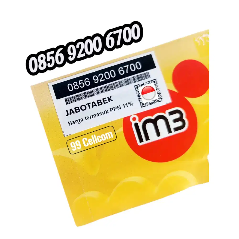 Nomor Cantik Indosat Reguler Rapi Simpel