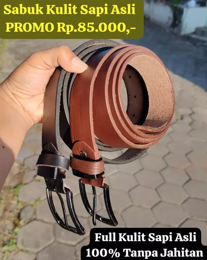 IKAT PINGGANG KULIT SAPI