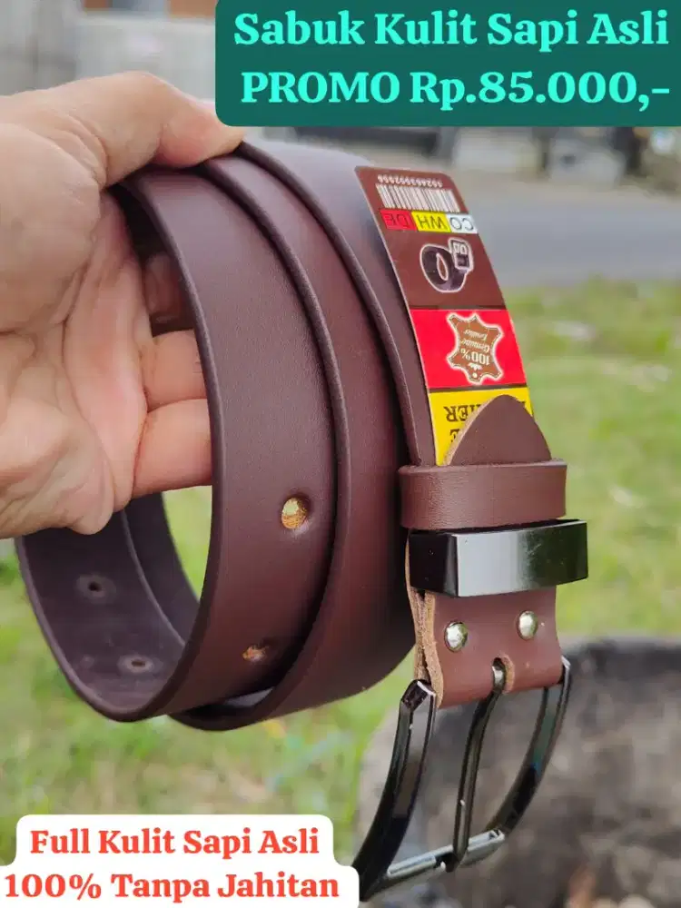 SABUK KULIT SAPI ASLI 100%