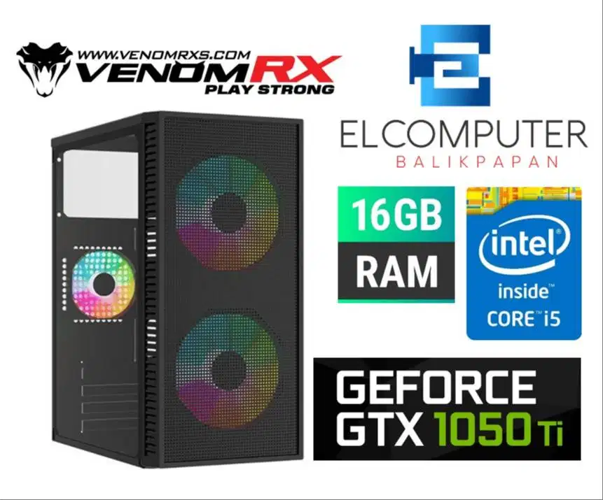 CPU GAMING MURAH CORE i5 | GTX 1050 Ti 4GB | RAM 16GB