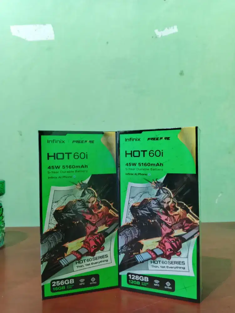 Infinix Hot 60i 6/128Gb & 8/256Gb Baru, Segel & Garansi Resmi