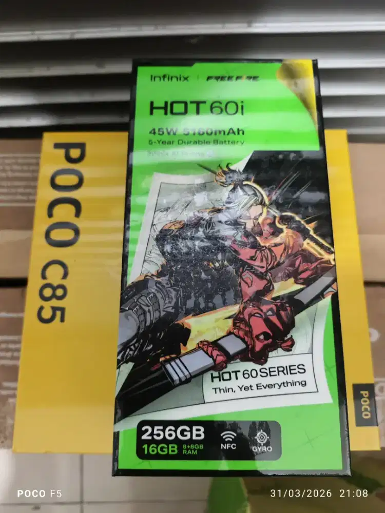 infinix hot 60i 8/256 GB Garansi resmi