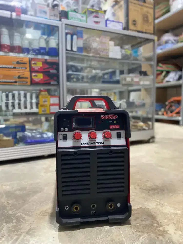MESIN LAS BEKAS REDBO BEKAS 500 AMPERE SECOND 3 PHASE SMAW STIK IGBT