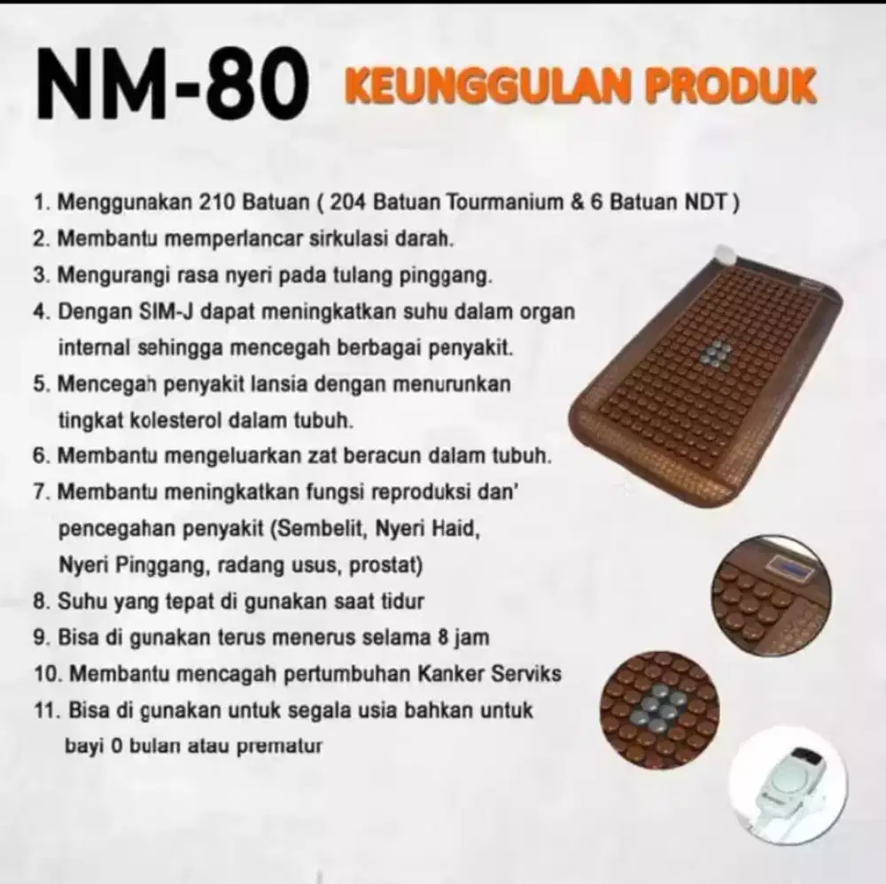 Matras Alat terapi tubuh