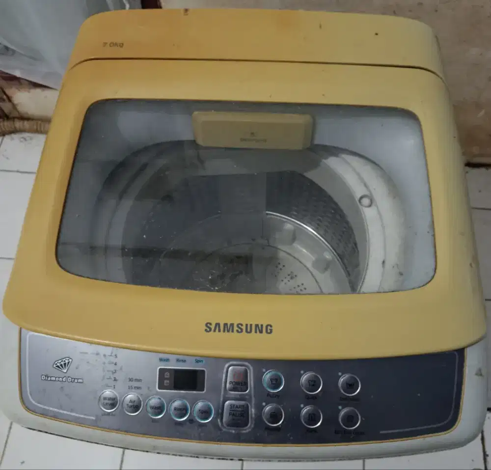 Mesin Cuci Samsung 7 kg Diamond Drum Top Loading 1 tabung