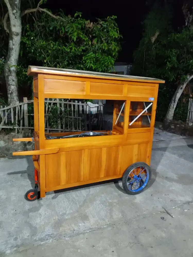Gerobak Angkringan jg Melayani Pesanan Grobak Bakso Mie Bubur Sate dlL