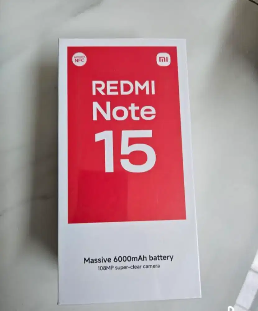 Xiaomi redmi note 15  SEGEL