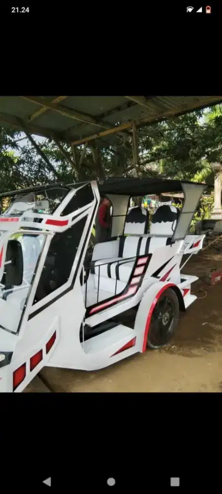 Bak becak sewa trmpahan