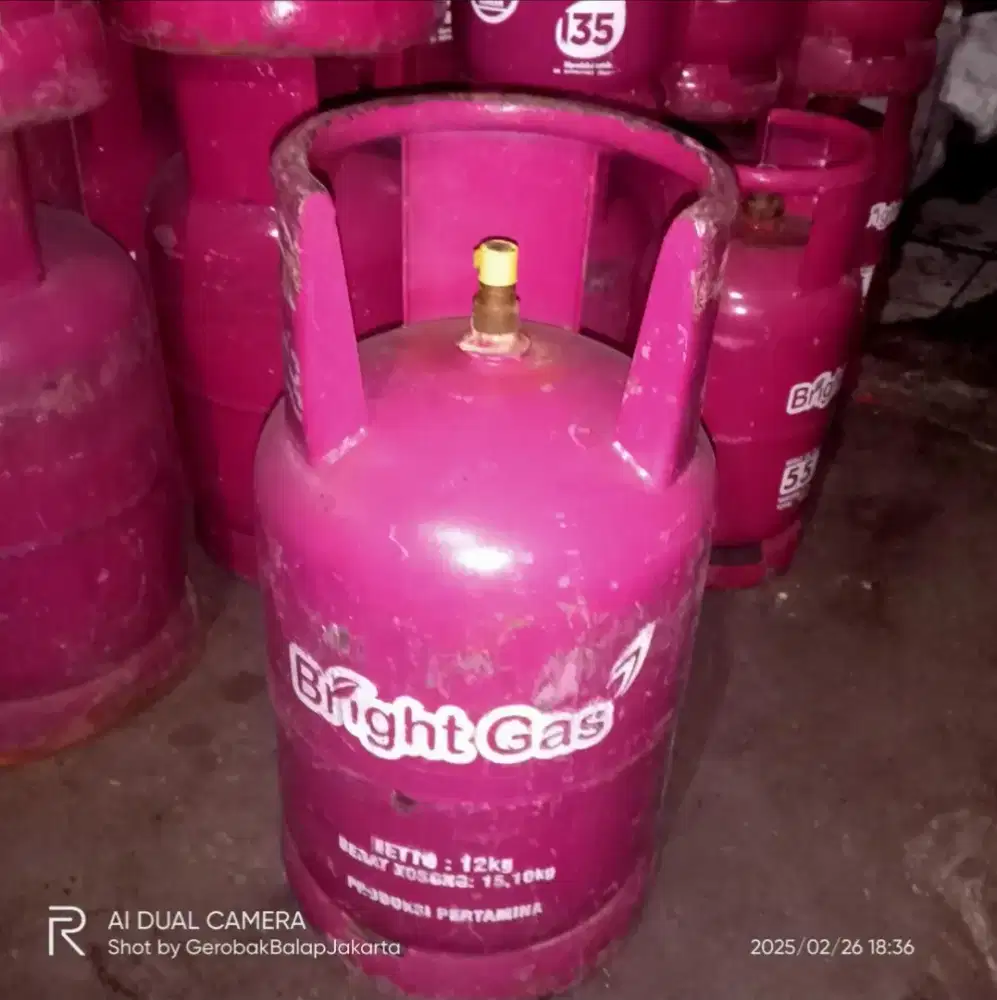 Tabung gas brighat 12kg kosong