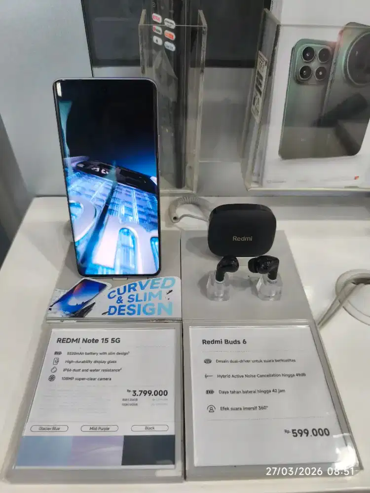 REDMI NOTE 15 RAM 8/256GB NEW