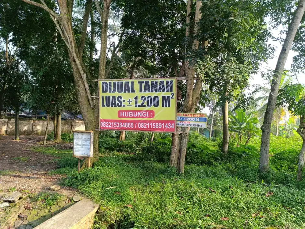 Di jual cepat tanah pingir jalan raya bandung permeter 1jt 500rb nego