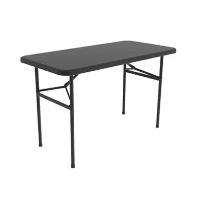 Meja lipat hitam 120x60x70