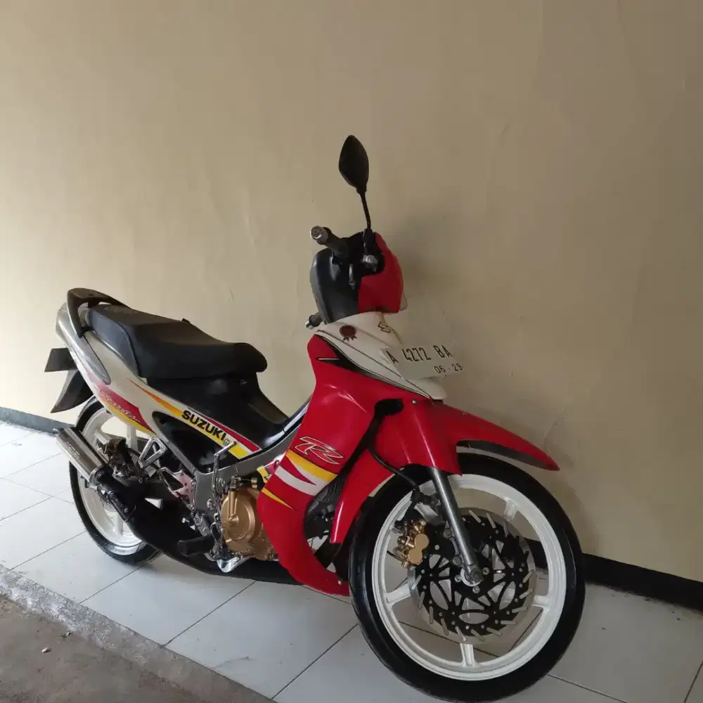 FOR SALE SATRIA 120 R 2 TAK SATRIA HIU TAHUN 2004 SIAP PAKAI