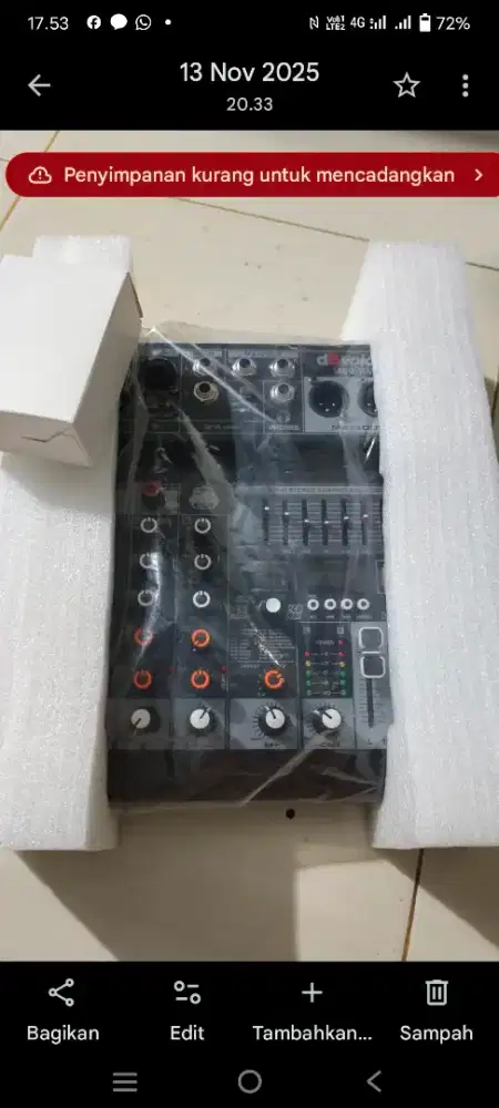 Mixer 4 chanel profesional db voice 402 RV