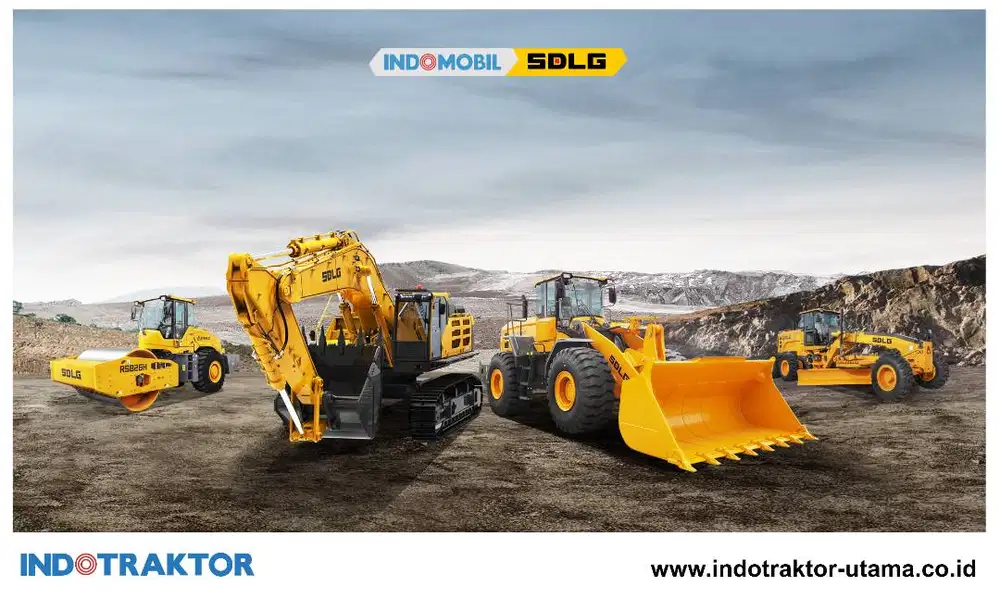 JUAL ALAT BERAT MERK SDLG BARU EXCAVATOR WHEEL LOADER MOTOR GRADER