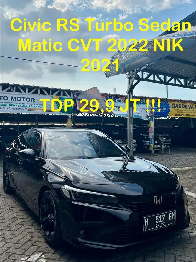 Civic RS Turbo Sedan Matic 2022 NIK 2021 CVT