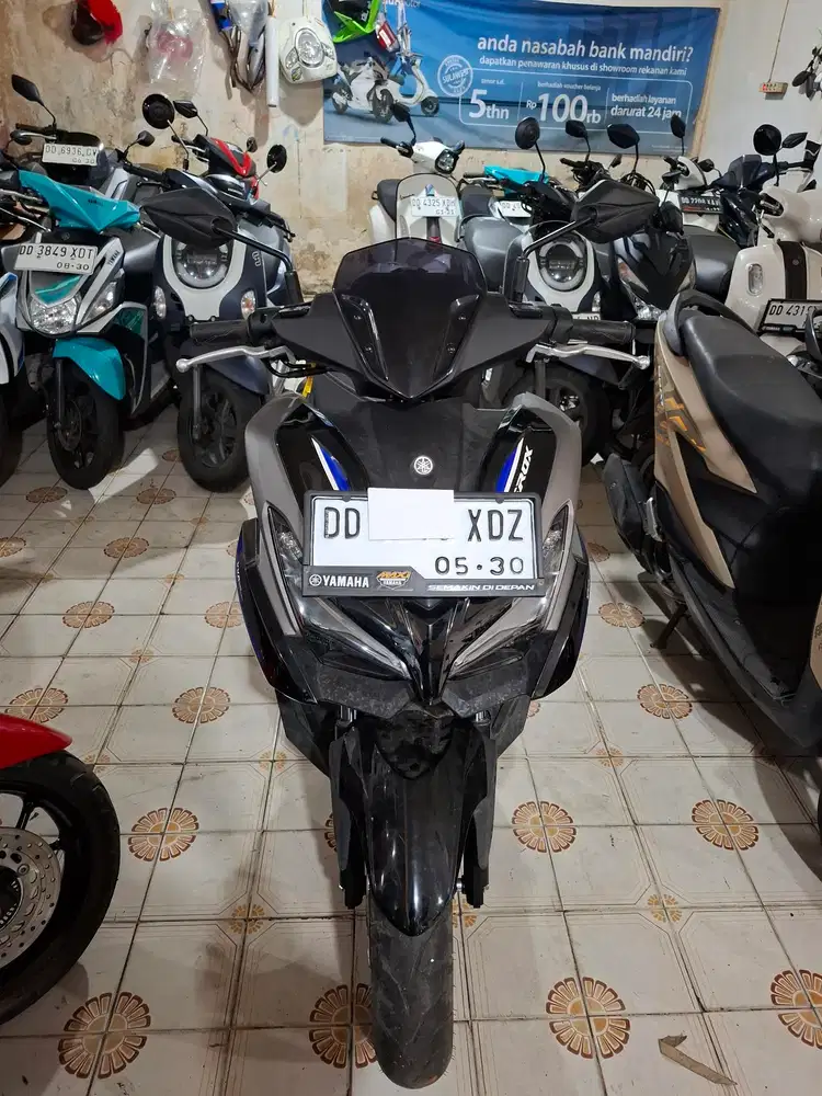 Yamaha Aerox Alpha 2025 hitam silver