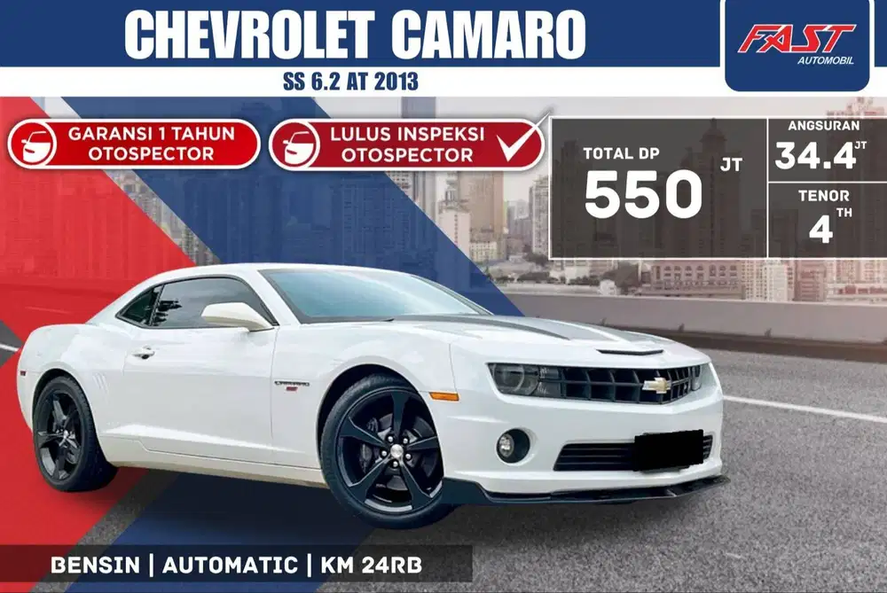 CHEVROLET CAMARO SS 2013 6.2 LITER MUSCLE CAR LOW KM.24RB ANTIK