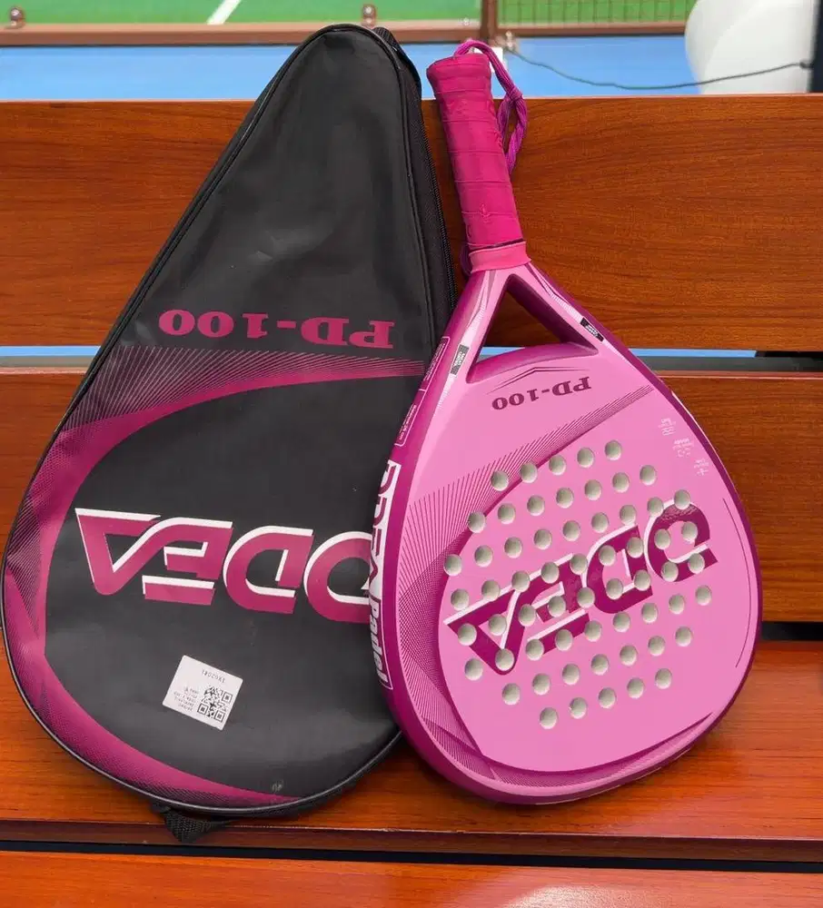 RAKET PADEL SECOND PINK ODEA PD-100 + TAS COVER