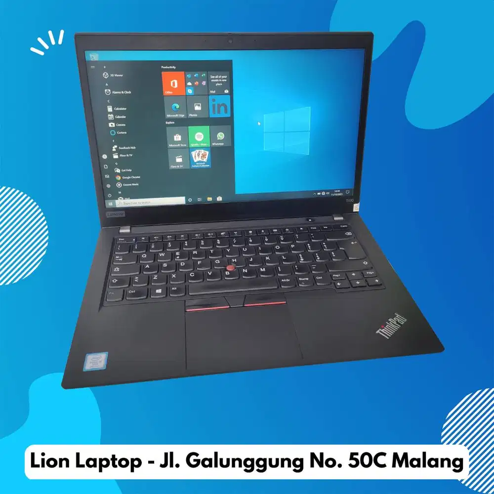 RAM 16GB i5 Gen 8 SSD 256GB Lenovo Thinkpad T490 [01|04]