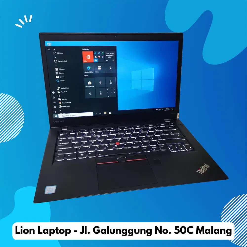 Core i5 Gen 7 RAM 8GB SLIM TOUCHSCREEN Lenovo Thinkpad T470s [01|04]