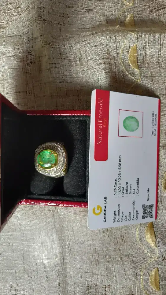 Natural zamrud colombia lengkap memoo