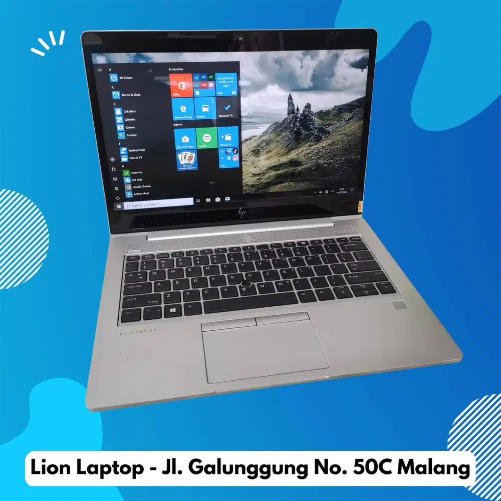 Core i7 gen 8 RAM 8GB Touchscreen Slim HP Elitebook 830 G6 [01|04]