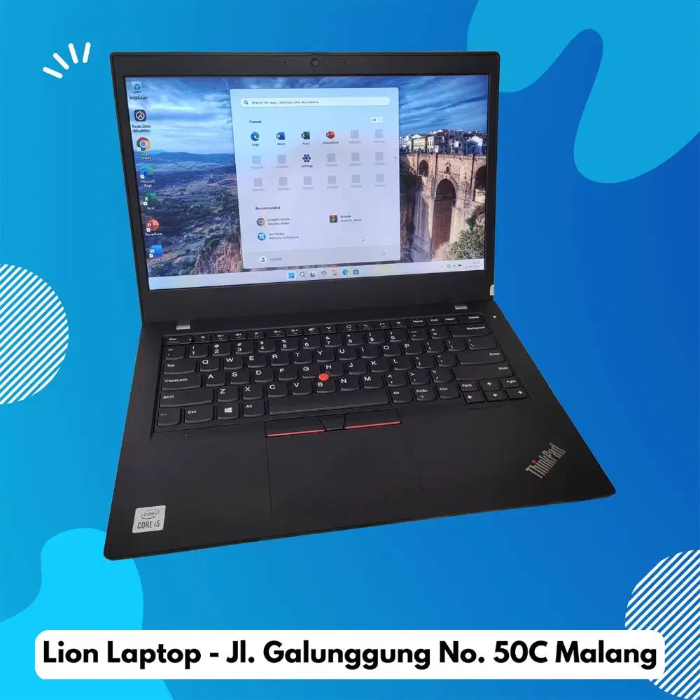 i5 Gen 10 Murah RAM 8GB SSD 256GB Lenovo Thinkpad L14 [01|04]