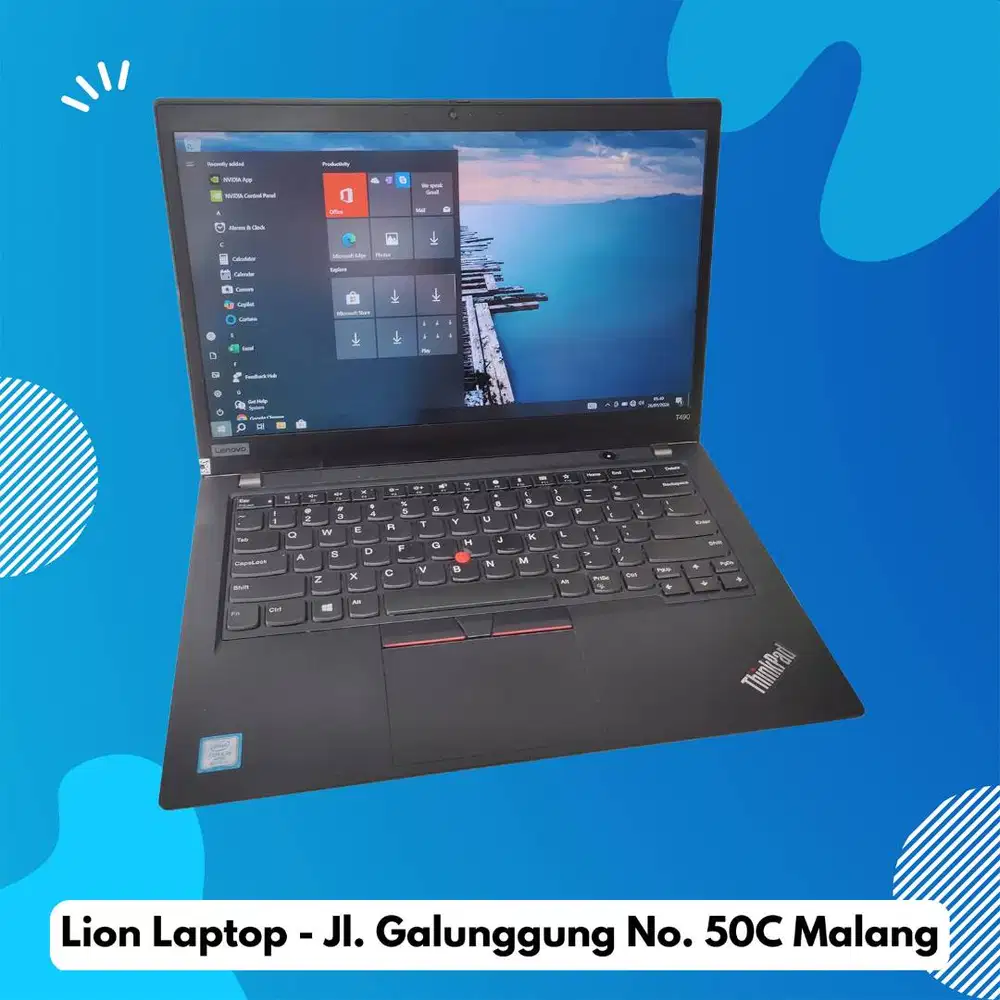 Double VGA NVIDIA Core i5 8/256 Slim Lenovo Thinkpad T490 [01|04]