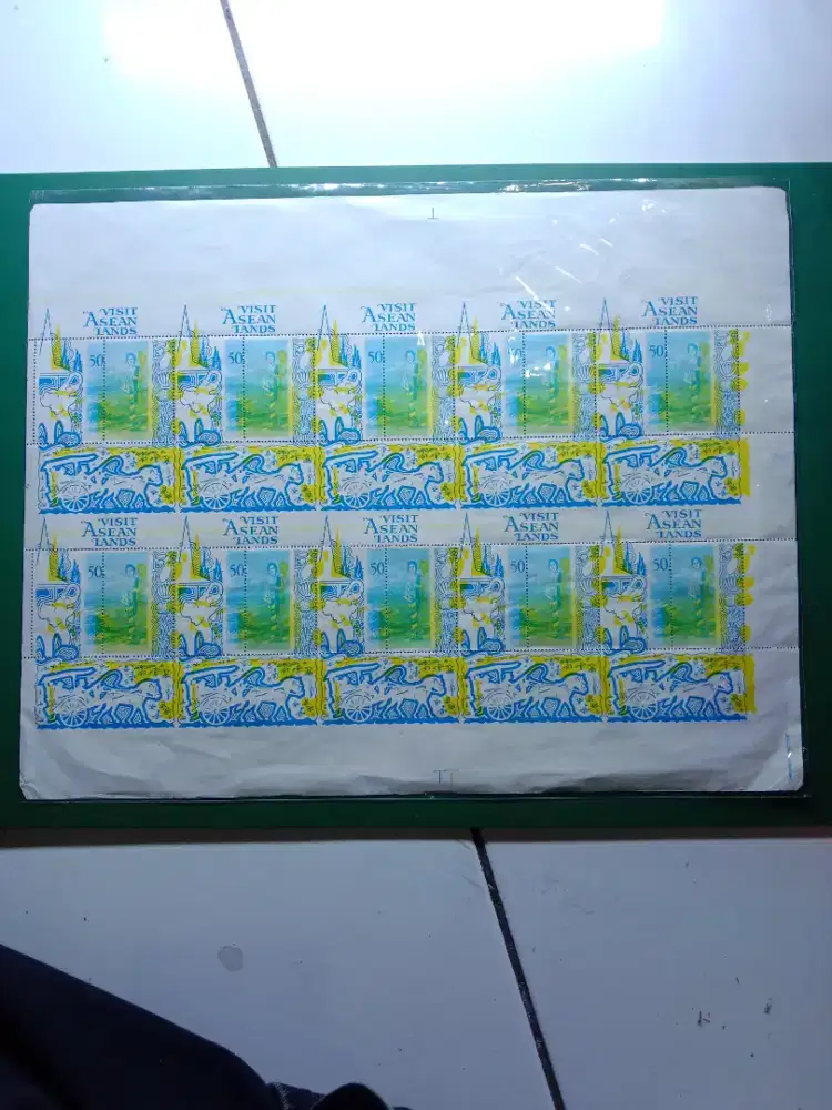 Prangko Visit Asian Lands Full Sheet( Missprint )