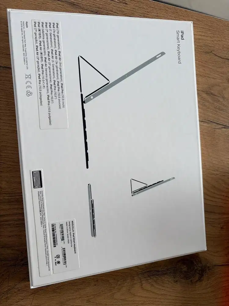 iPad Smarts Keyboard gen 7/8/9th garansi bonus cover buddy