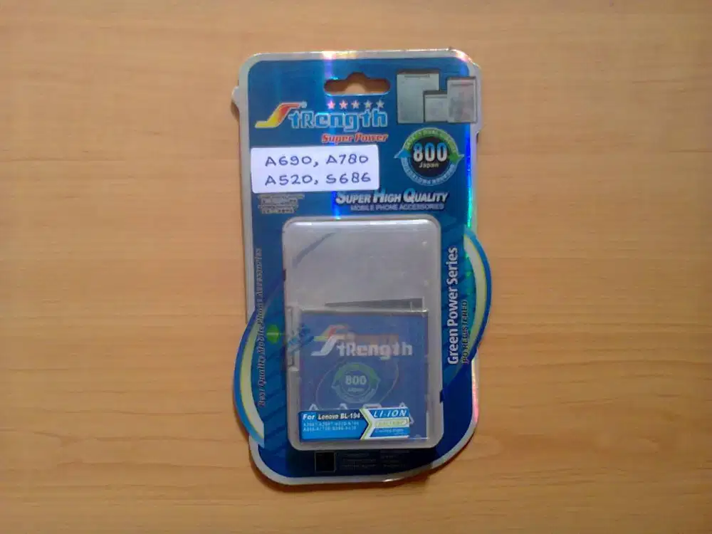 Baterai Lenovo BL-194, untuk Lenovo A298T, A520, A690, A710E, A780