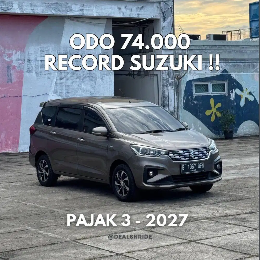KM 70.000 RECORD !! PAJAK 3/2027 SUZUKI ERTIGA GX AT 2022 MURAH MERIAH