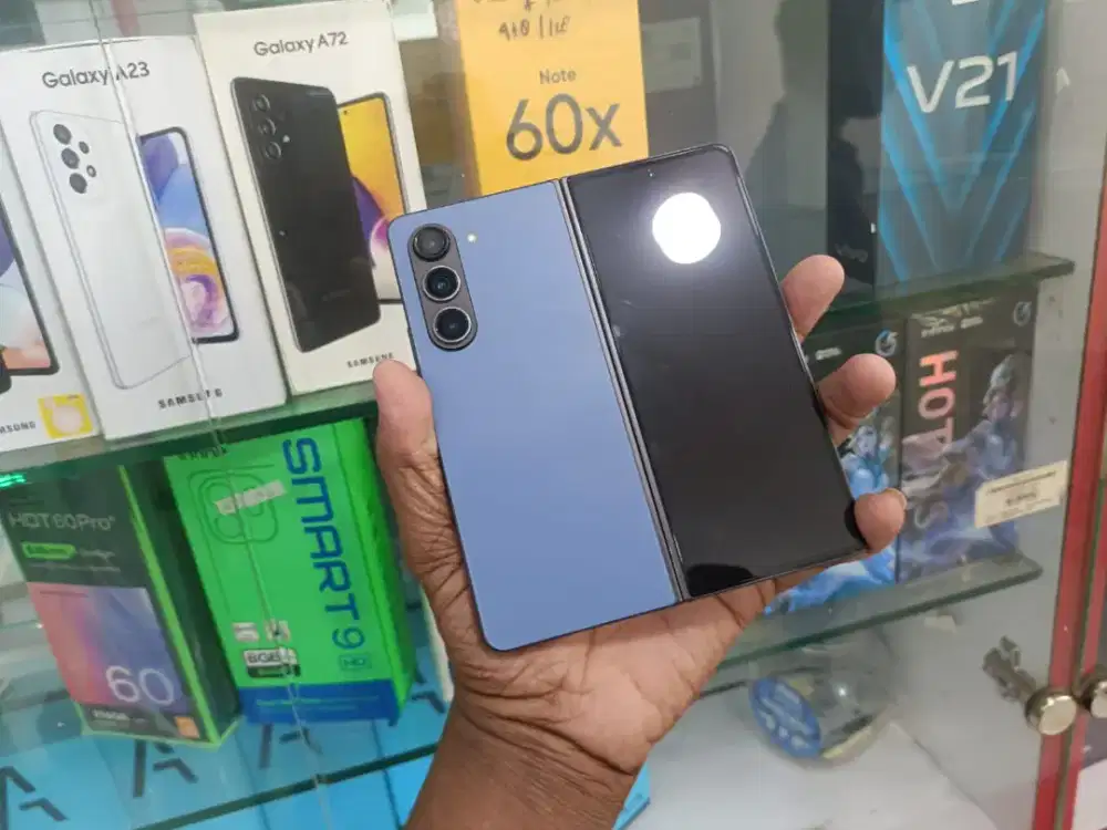 Samsung Z fold 5 12/512gb blue mlus lengkap full ori sein