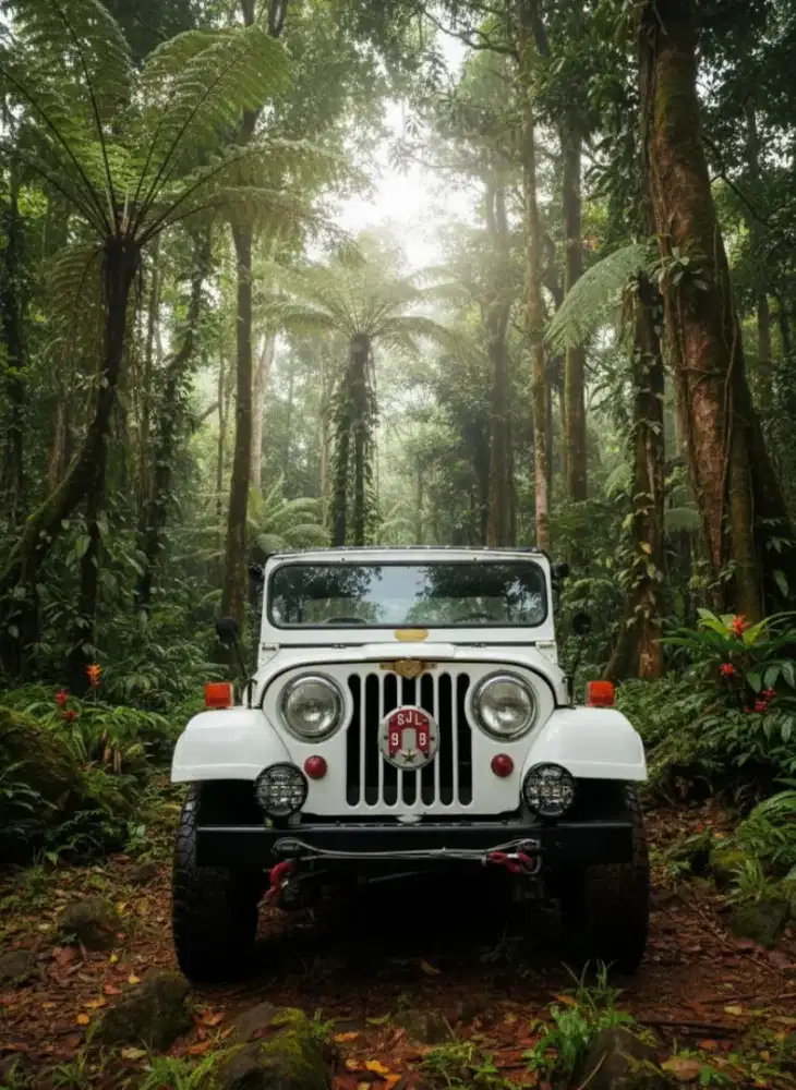 Jeep CJ5 tahun 50 stir kiri
