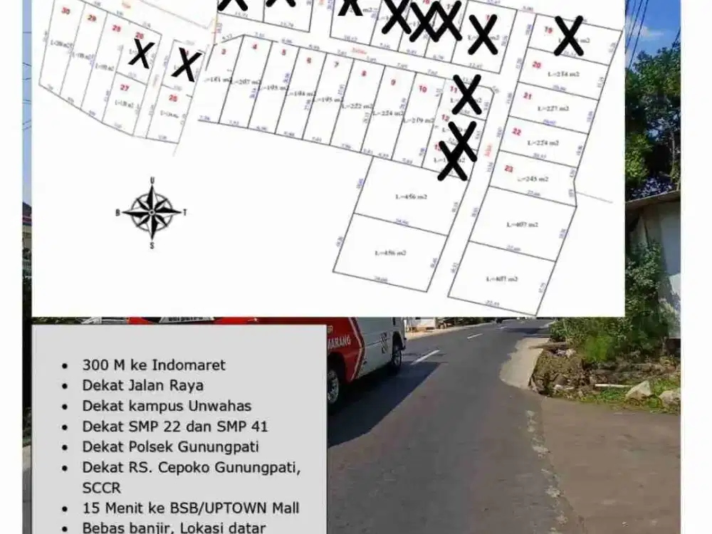 tanah kavling murah cepoko unwahas gunungpati semarang