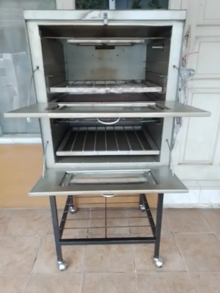 Oven Gas Niki sae 2 Tungku Plat Baja