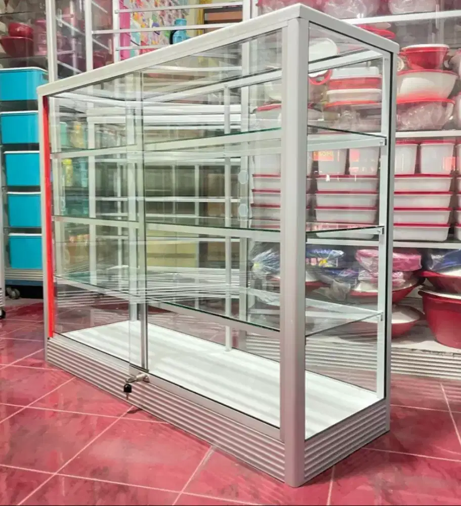 Etalase Panjang 1,2Mx1M Ready Siap Kirim