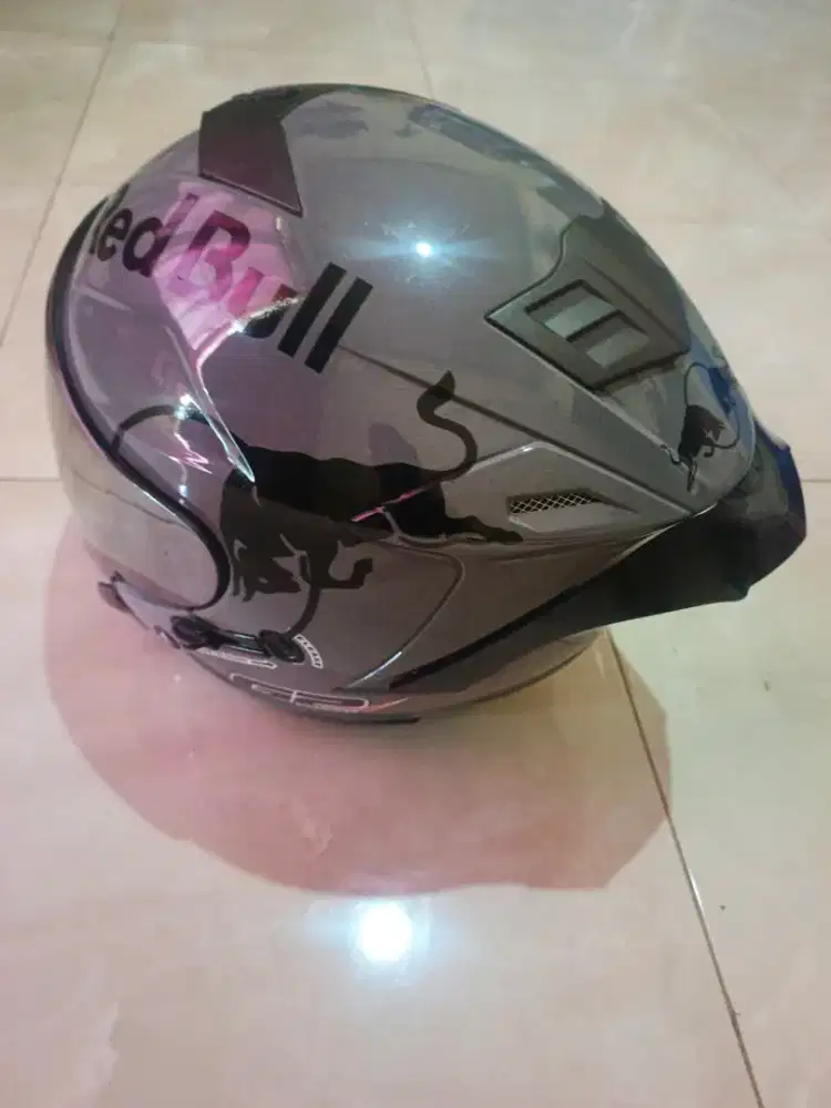Helm simpanan G2 REDBULL GREY