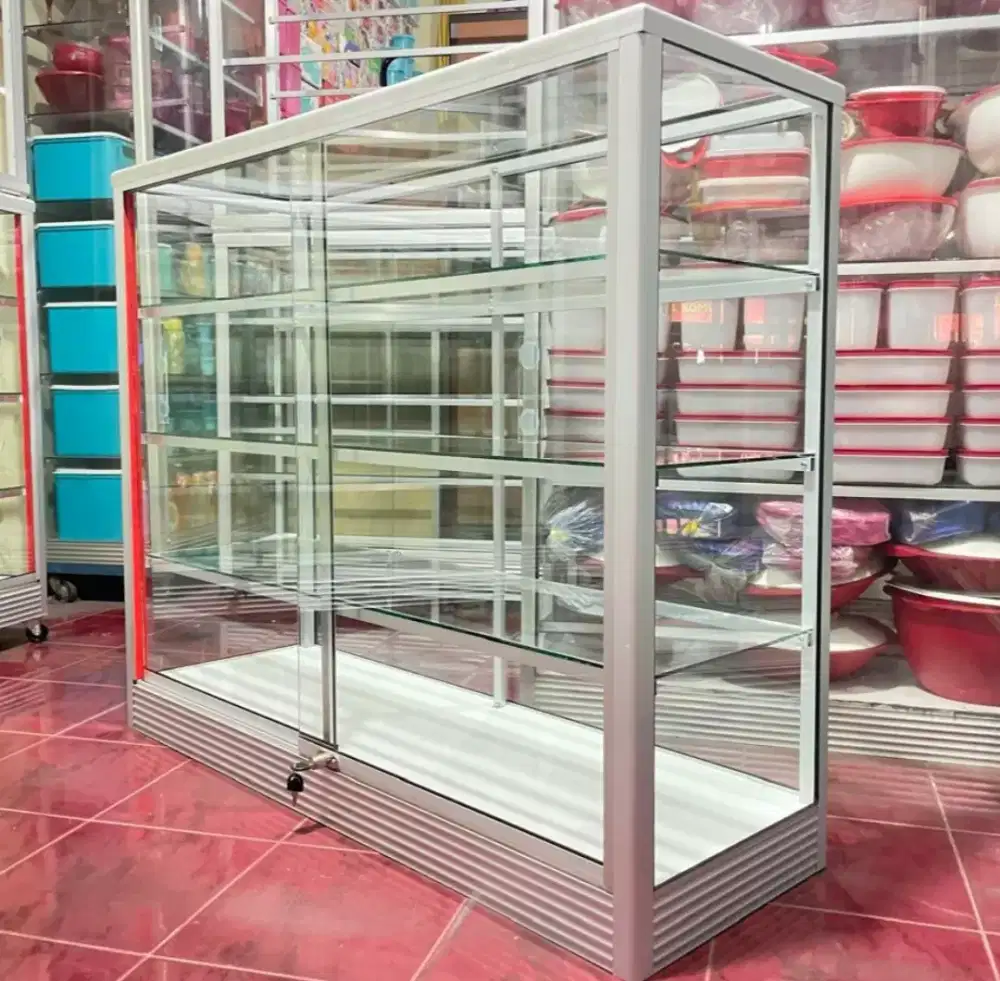 Etalase Panjang 1,2Mx1M Buat Toko dll