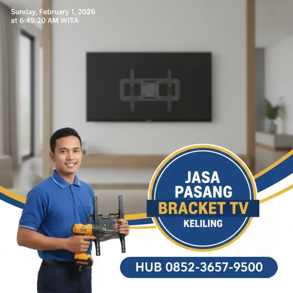 Bracket tv gantungan tv/briket tv/braket tv/breket tv