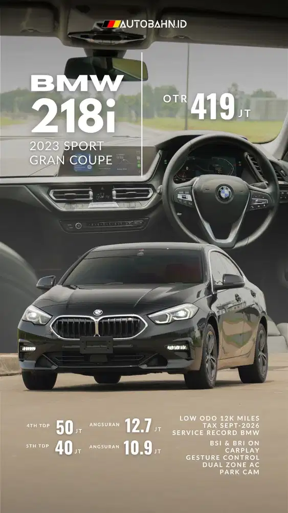 BMW 218i Sport Line Gran Coupe 2023