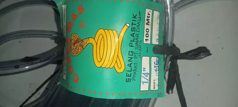 Selang water pass/plastik bening