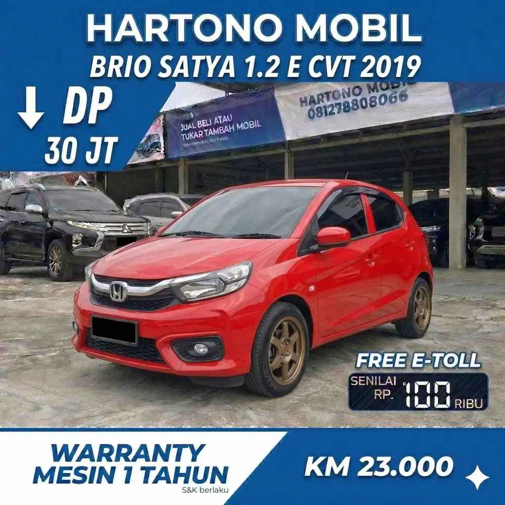 BRIO SATYA 1.2 E CVT 2019