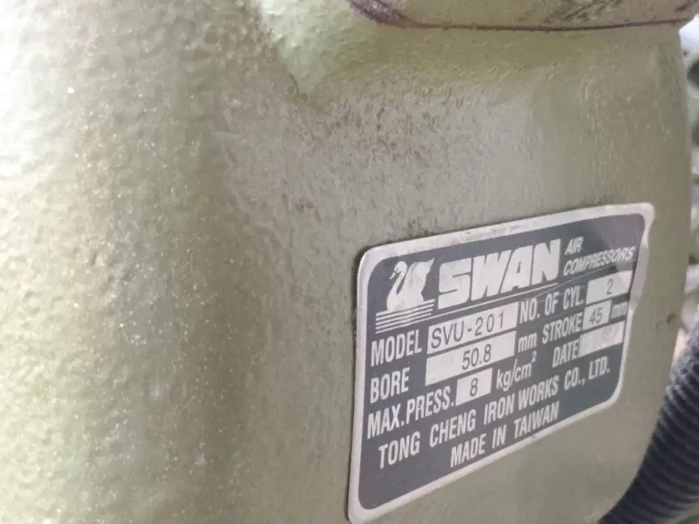 Jual Mesin Kompresor Swan 1Hp Kondisi Mulus Siap Kerja