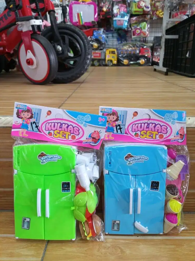 mainan anak kulkas set