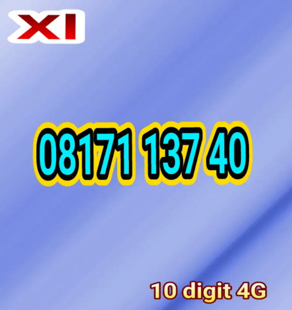 Perdana XL 10 digit rapi murmer